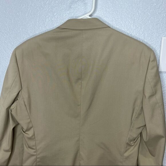 Brook Brothers Men Regent Fit Blazer Beige Jacket Sz 39R, 33W Padded Shoulders - Picture 6 of 15